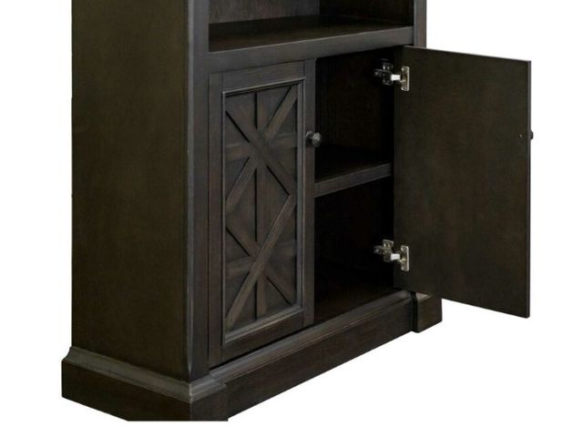 Martin Furniture Kingston Dark Chocolate Lower Door Bookcase-3