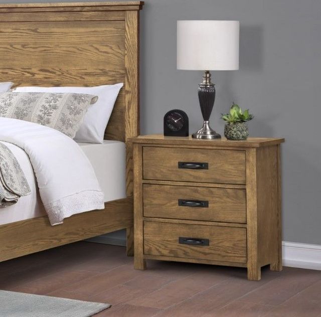 Winners Only® Cumberland Medium Brown Nightstand-2