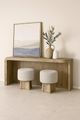 Bernards Pagosa 3-Piece Beige/Dublin Console and Stool Set-3