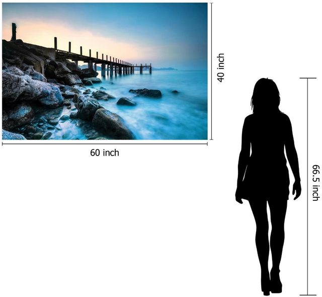 Classy Living Foggy Pier Serenity Wall Art-2