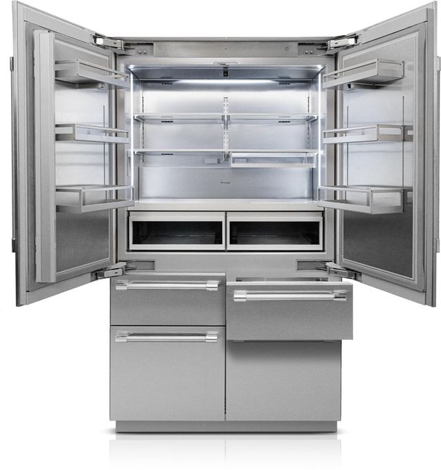 Thermador® Freedom® 48" 26.8 Cu. Ft. Stainless Steel Built-In French Door Refrigerator-2