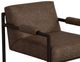 International Furniture Direct Galena Black/Dark Brown Chair-1