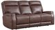 Leather Italia™ Georgetowne Sydney Brown Power Reclining Sofa-0