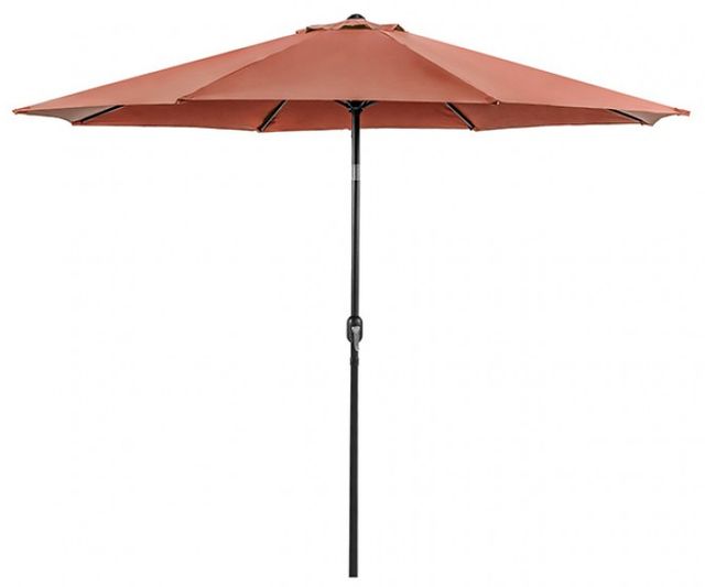 Furniture of America® Mora Burgundy Outdoor Umbrella with Base-0