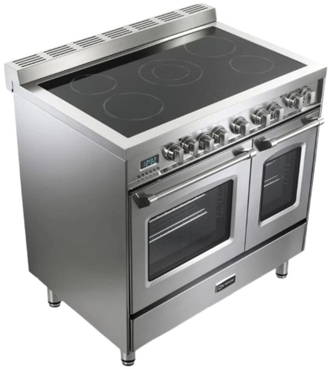 Verona® Prestige 36" Stainless Steel Double Oven Pro Style Electric Range-3