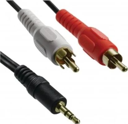 Axis 6 Ft. Y-Adapter with 3.5mm Stereo Plug to 2 RCA Plugs-0
