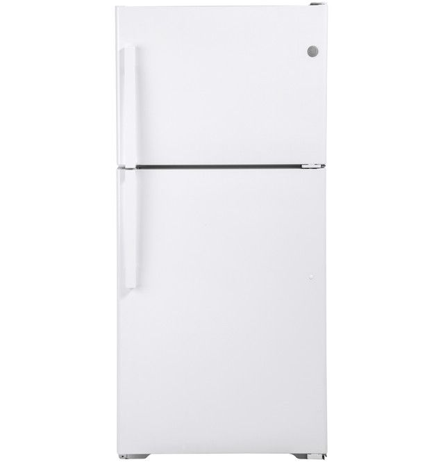 GE® 30" 19.1 Cu. Ft. White Top Freezer Refrigerator-0