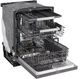 LG FlushFit™ 24" Black Stainless Steel Top Control Built-In Dishwasher with QuadWash® Pro-3