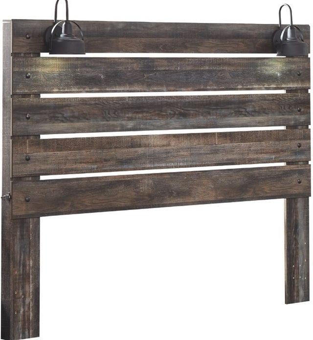 Signature Design by Ashley® Drystan 5-Piece Brown Queen Panel Headboard Bedroom Set-1