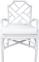 New Pacific Direct Kara White Rattan Dining Chair-1