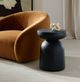 Uttermost® Hurlee Black Slate Concrete Indoor-Outdoor Accent Table-1
