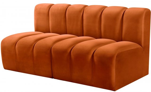 Meridian Furniture Arc 2-Piece Cognac Sectional-3