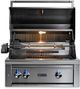 LYNX® Professional 30" 2-Burner Stainless Steel Built-In Liquid Propane Gas Grill with 1 Trident Infrared Burner, 1 Ceramic Burner and Rotisserie-2