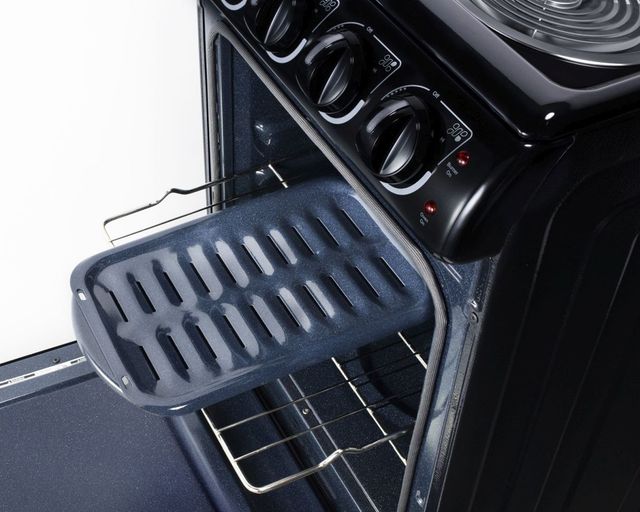 Summit® 20" Black Freestanding Electric Range-3