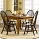 Liberty Furniture Treasures 5-Piece Black/Rustic Oak Rectangular Dining Set-3