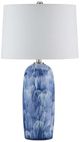 Currey & Company Pallas Blue/White Table Lamp-0