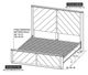 International Furniture Direct Balam White Queen Panel Bed-4