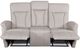 GoBerce® Off-White Reclining Sofa-1