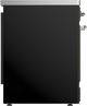 Ilve® Majestic III 30" Glossy Black Pro Style Induction Range with Triple Glass Door and Chrome Trim-4
