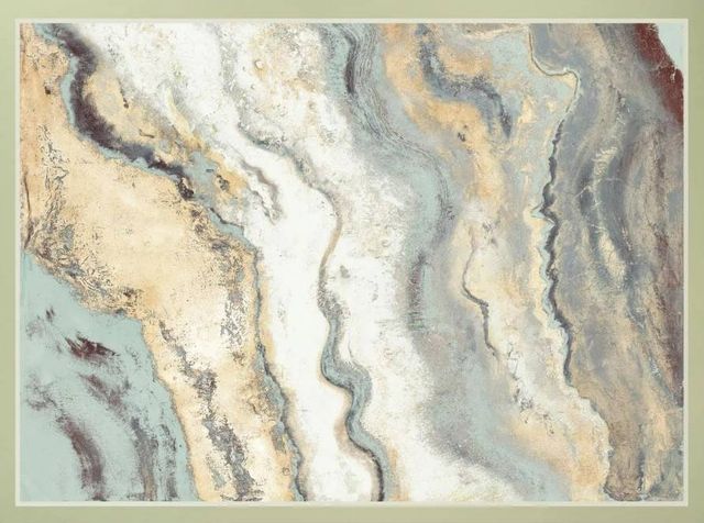 Classy Art Cool Flow II by PatriciaPinto Mirrored Frame Wall Art-1