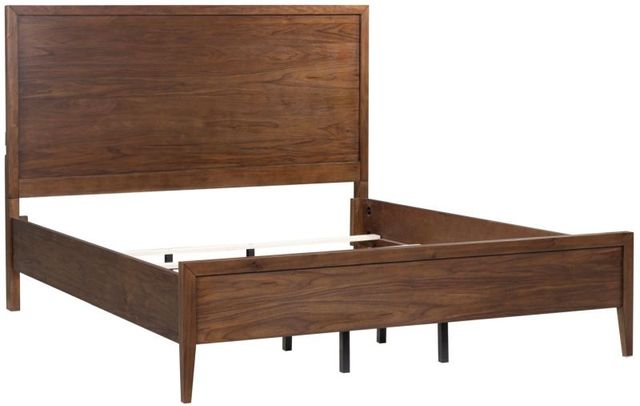 aspenhome® Jasper Modern Walnut California King Panel Bed-3