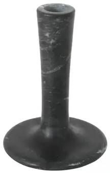 Moe's Home Collection East Black Veined Marble Tall Candle Holder-1