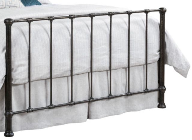 Kincaid® Acquisitions Garden Black King Metal Rod Bed-1