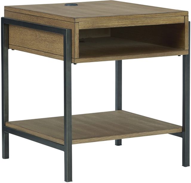 Fridley End Table - Brown/Black Fridley End Table - Brown/Black