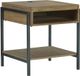 Signature Design by Ashley® Fridley Brown End Table with Black Base-0