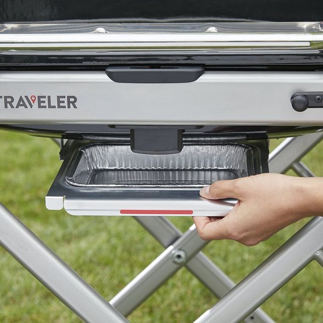 Weber® Grills® Traveler Single Burner Black Portable Liquid Propane Gas Grill-5
