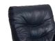 Durango Navy Leather Rocking Recliner-4