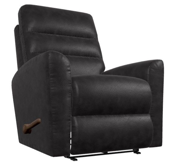 La-Z-Boy® Liam Espresso Leather Manual Wall Recliner-0