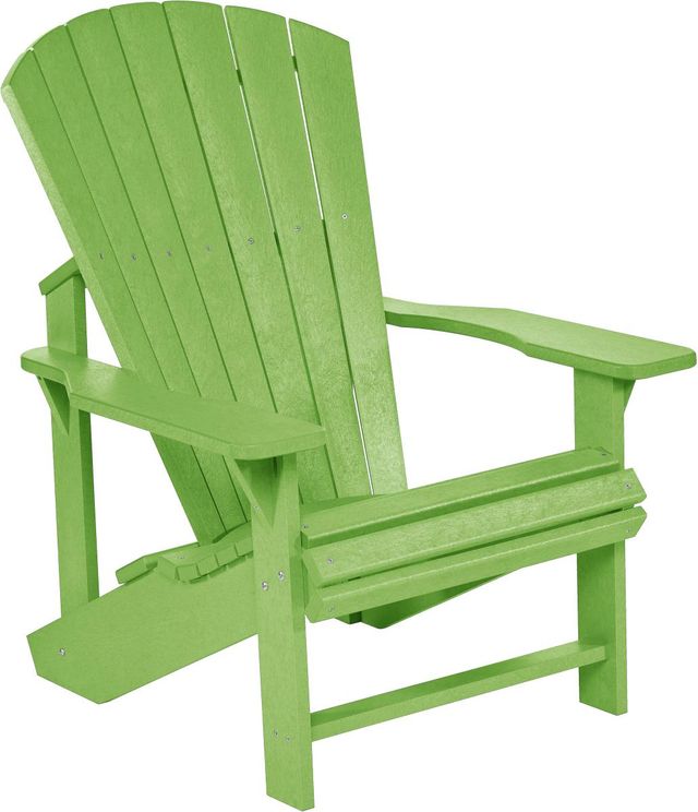 C.R. Plastic Generation Line Kiwi Classic Adirondack Outdoor Chair-0