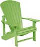 C.R. Plastic Generation Line Kiwi Classic Adirondack Outdoor Chair-0
