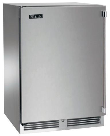 Perlick® Marine & Coastal Series 24" 5.2 Cu. Ft. Stainless Steel Solid Door Built-In Wine Reserve with Dual Zone-0
