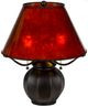 Cal® Lighting & Accessories Mica Dark Bronze Table Lamp-1