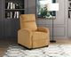 Homelegance® Parsons Yellow Manual Push Back Recliner-1
