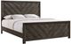Elements International Eleanor Mocha Gray King Panel Bed-0