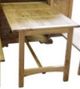 Million Dollar Rustic Cowboy Light Brown Kitchen Table-1