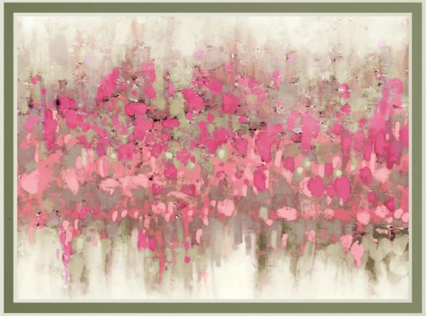 Classy Living DanMeneely Crossing Abstract I Mirror Framed Wall Art-1