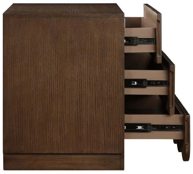 Meridian Furniture Scallop Brown Nightstand-4