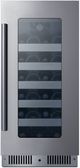 Summit® 15" Stainless Steel Built-In Wine Cooler-0
