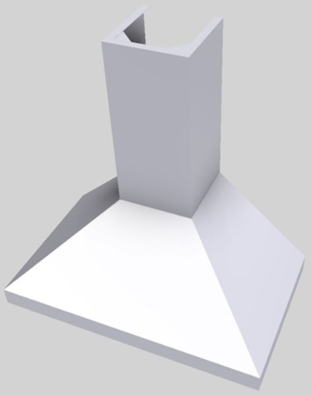 Vent-A-Hood® 36" White Wall Mounted Range Hood-1