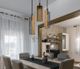 Cal® Lighting & Accessories Wigan Basswood/Black Pendant-5