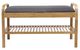 Furniture of America® Skipper Gray/Natural Shoe Storage Bench-0