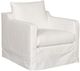 Vanguard® Furniture Ease Custom Theo Slipcovered Muslin Swivel Chair-0