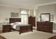Vaughan-Bassett Reflections Dark Cherry Queen Mansion Bed-3