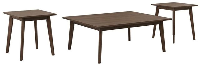 New Classic® Home Furnishings Reid 3-Piece Walnut Occasional Table Set-0