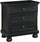 Homelegance® Laurelin Black Nightstand-0