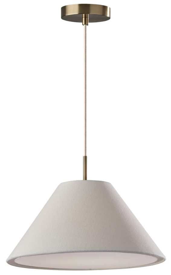 Adesso® Hadley Antique Brass Pendant-0